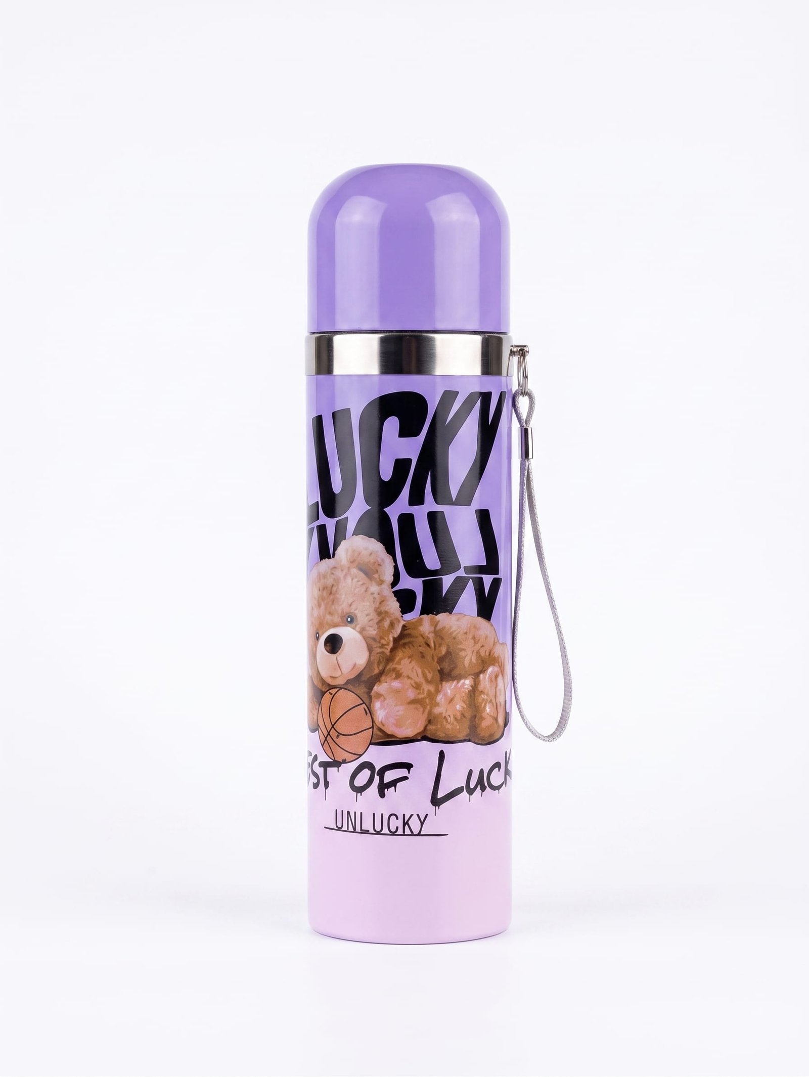Cute Bear Stainless Steel Insulated Water Bottle for School & Travel - Image 9