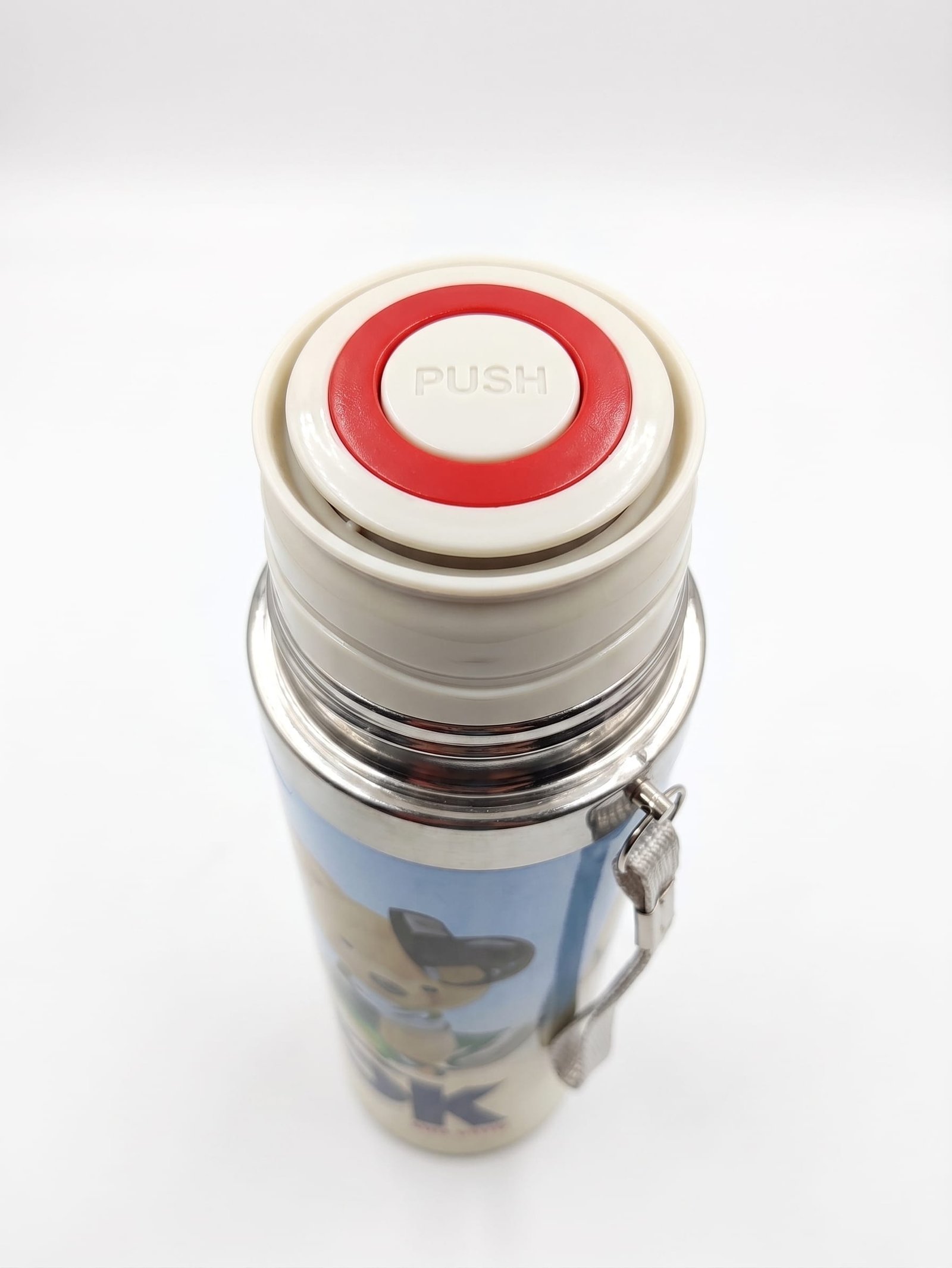 Cute Bear Stainless Steel Insulated Water Bottle for School & Travel - Image 2
