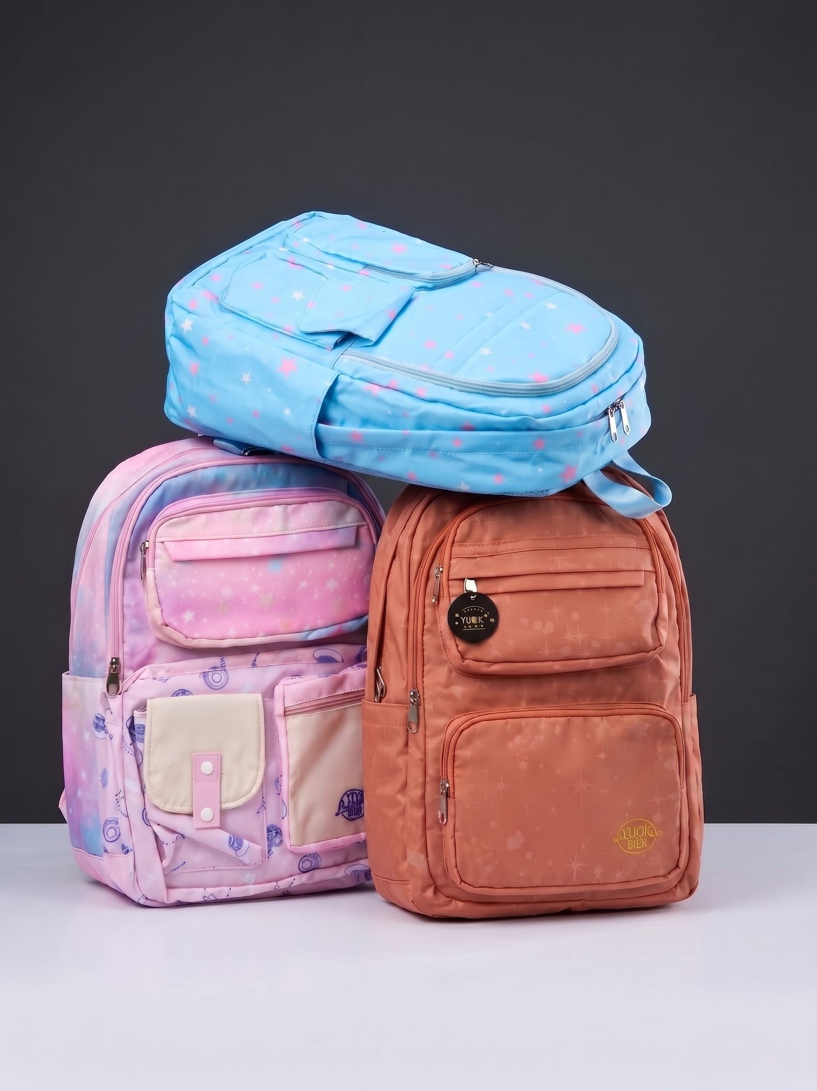 aesthetic pastel school backpack