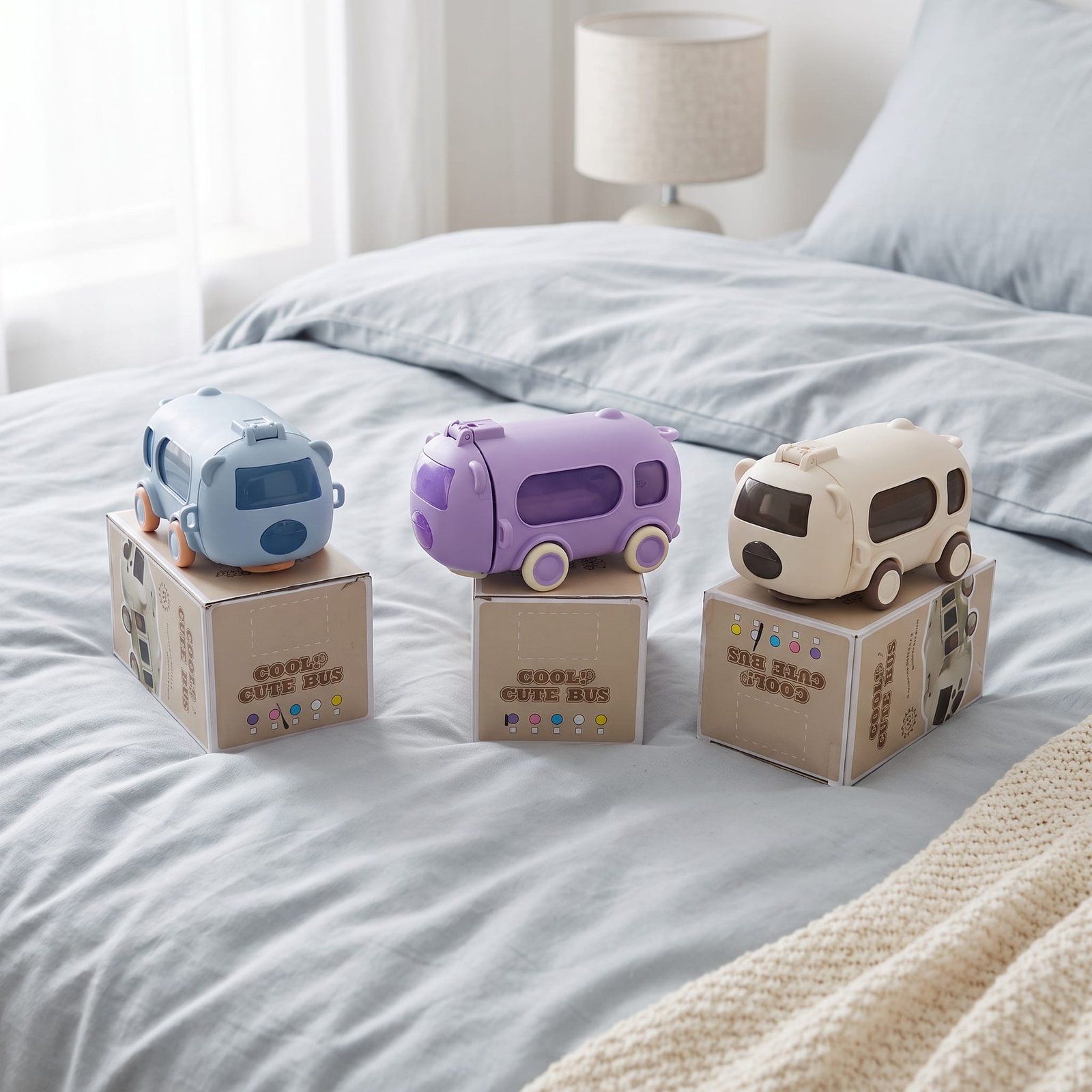 cute bus water bottle for kids
